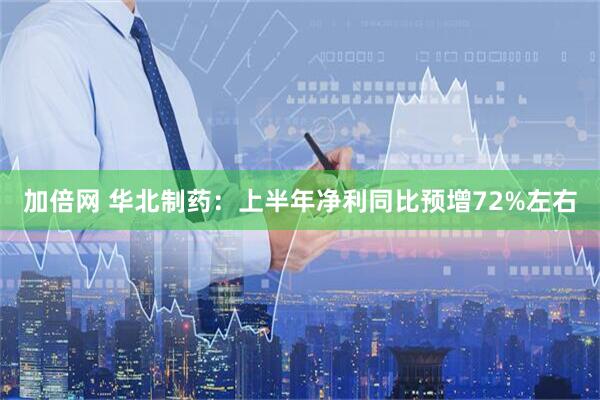 加倍网 华北制药：上半年净利同比预增72%左右