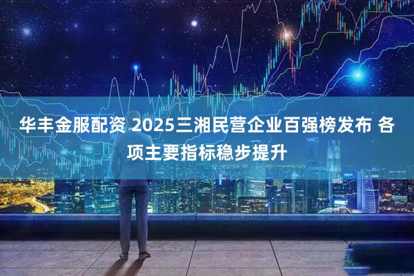 华丰金服配资 2025三湘民营企业百强榜发布 各项主要指标稳步提升